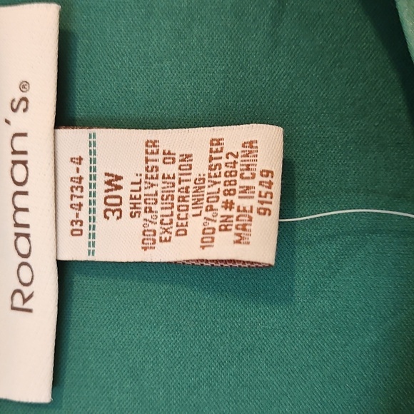 WOMANS 30W ROAMAN'S FORMAL OCCASION SHIFT LONG DRESS sequin New with tags - Picture 3 of 8